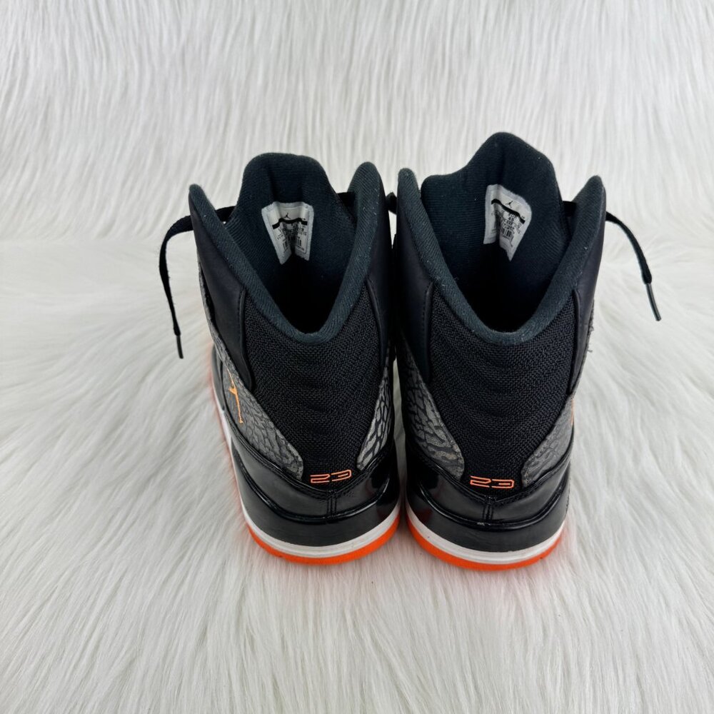 Nike Jordan Basketball Sneakers Shoes 538698-032 SC-1 Sz 11 Black Orange Gray - Picture 12 of 15